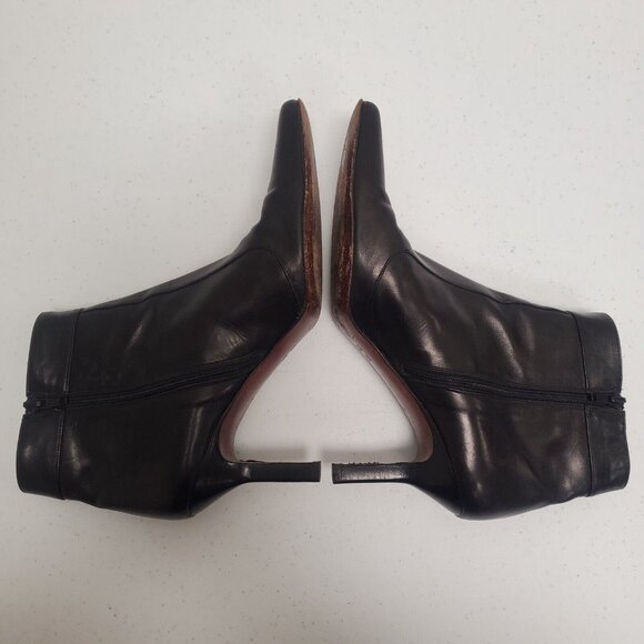 Cole Haan City Womens Ava Leather Ankle Boots Size 9.5 Black Pointed Toe Witchy - Picture 6 of 16